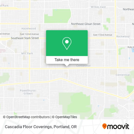 Cascadia Floor Coverings map