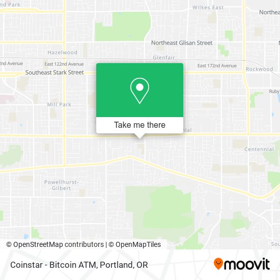 Coinstar - Bitcoin ATM map
