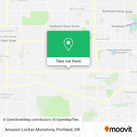 Amazon Locker-Monotony map