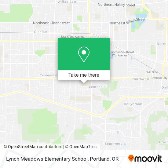 Lynch Meadows Elementary School map