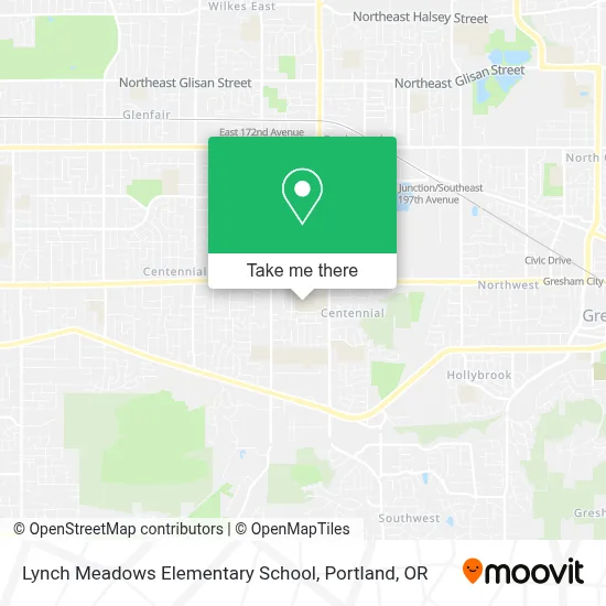 Lynch Meadows Elementary School map