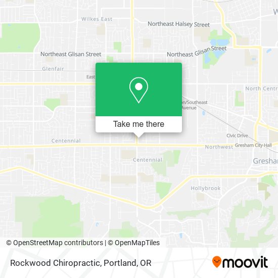 Rockwood Chiropractic map