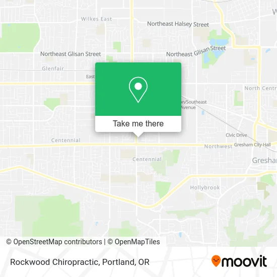 Rockwood Chiropractic map