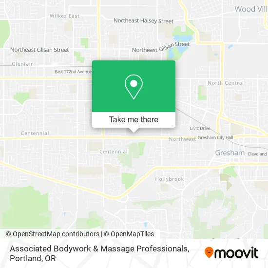 Associated Bodywork & Massage Professionals map