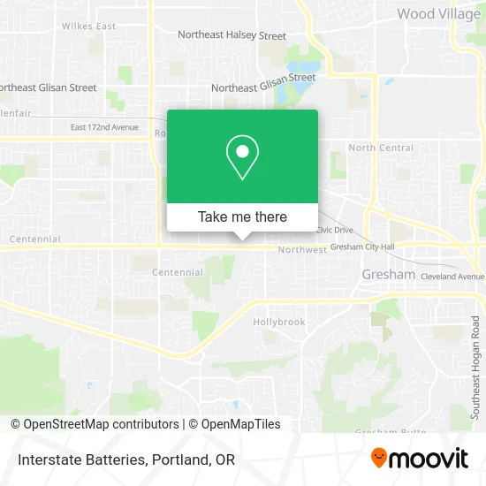 Interstate Batteries map