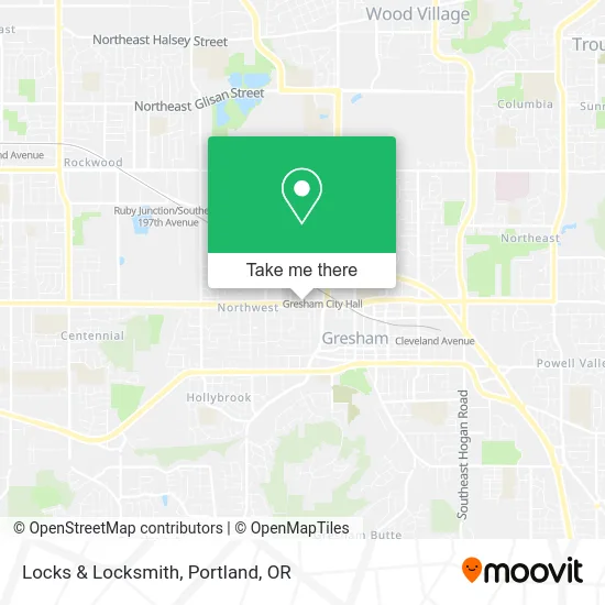Locks & Locksmith map