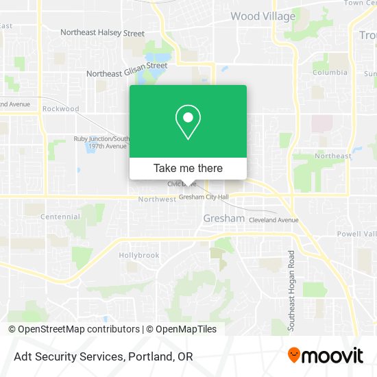 Adt Security Services map