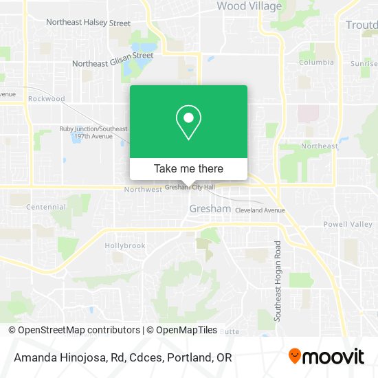 Mapa de Amanda Hinojosa, Rd, Cdces