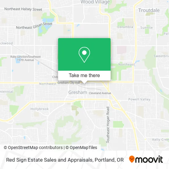 Red Sign Estate Sales and Appraisals map