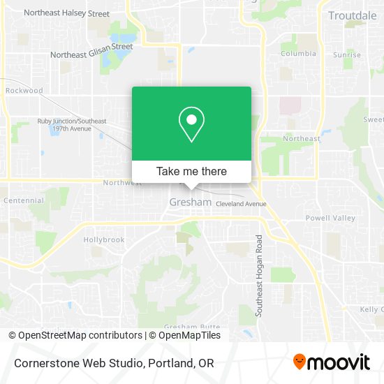 Cornerstone Web Studio map