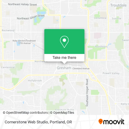 Cornerstone Web Studio map