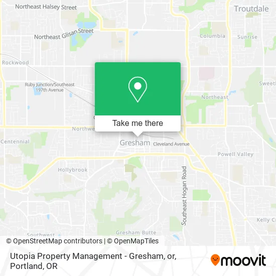 Utopia Property Management - Gresham, or map