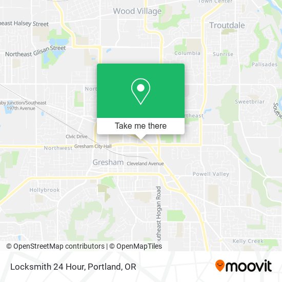 Locksmith 24 Hour map