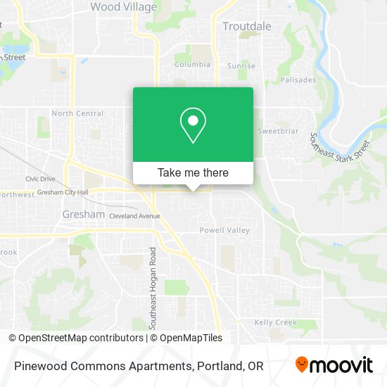 Mapa de Pinewood Commons Apartments