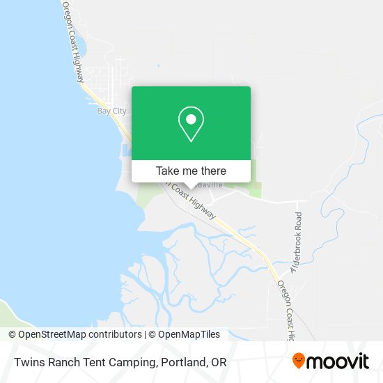 Mapa de Twins Ranch Tent Camping