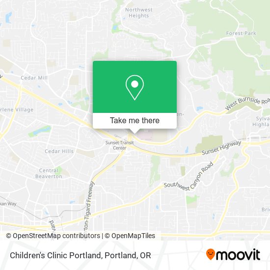 Mapa de Children's Clinic Portland