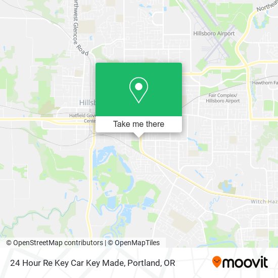 24 Hour Re Key Car Key Made map