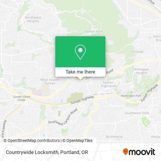 Mapa de Countrywide Locksmith