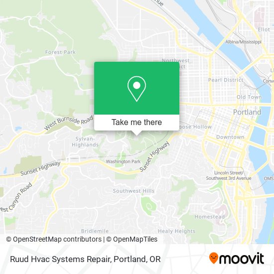 Ruud Hvac Systems Repair map