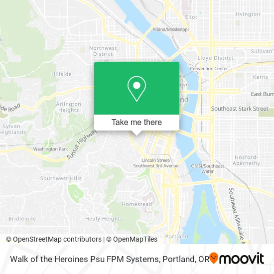 Walk of the Heroines Psu FPM Systems map