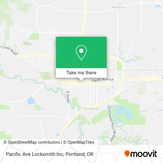 Pacific Ave Locksmith Inc map