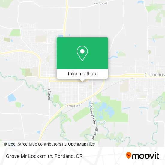 Grove Mr Locksmith map