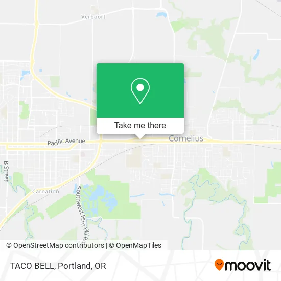 TACO BELL map