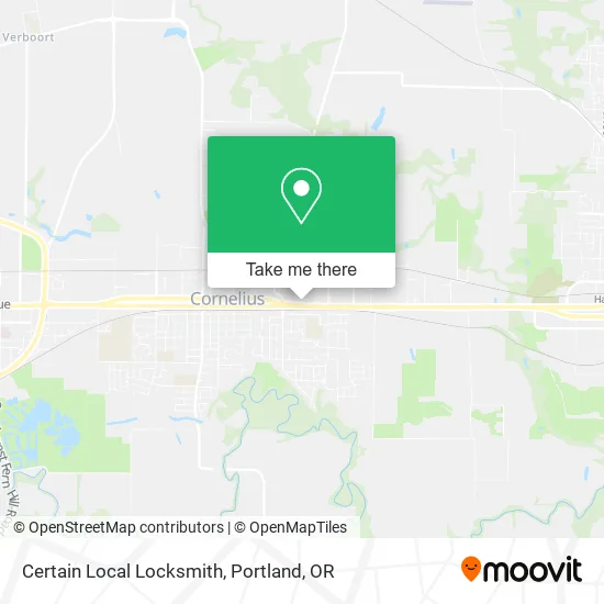 Mapa de Certain Local Locksmith