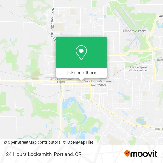 Mapa de 24 Hours Locksmith