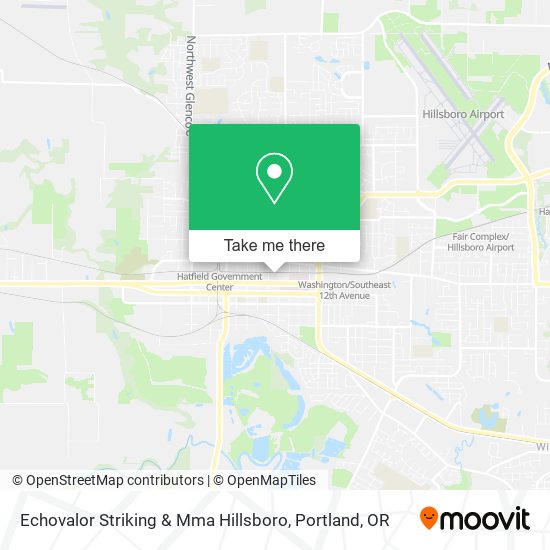 Mapa de Echovalor Striking & Mma Hillsboro