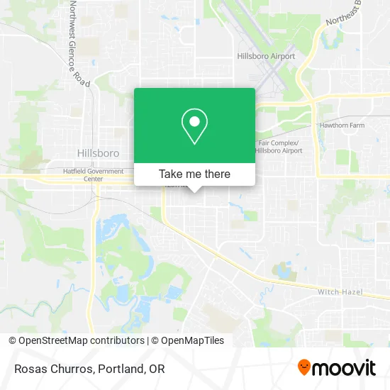 Rosas Churros map