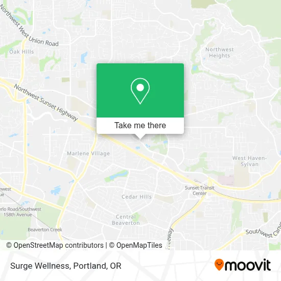 Surge Wellness map
