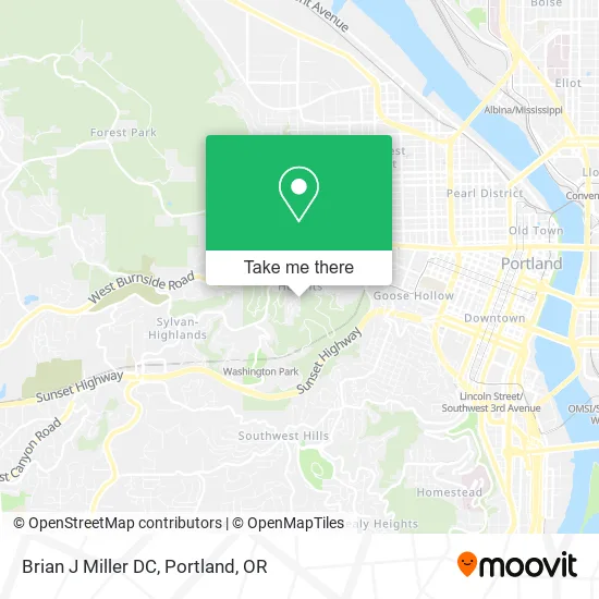 Mapa de Brian J Miller DC