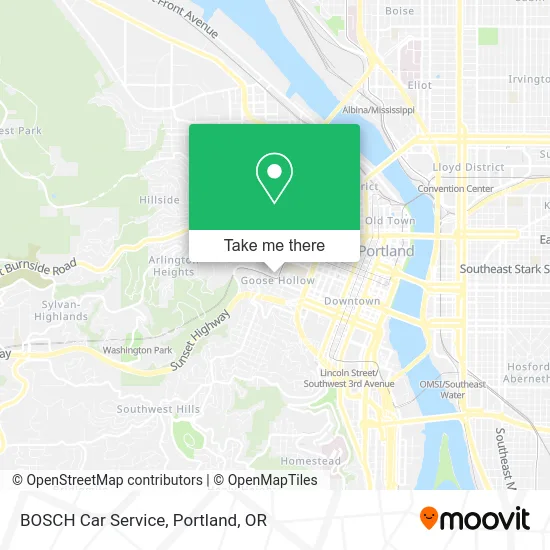 BOSCH Car Service map