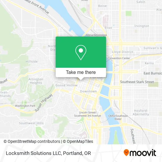 Locksmith Solutions LLC map