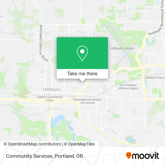Community Services map