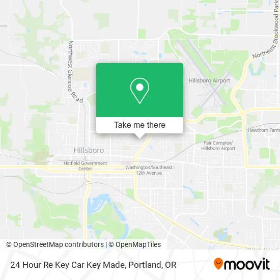 Mapa de 24 Hour Re Key Car Key Made