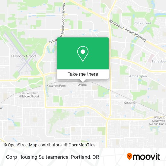 Corp Housing Suiteamerica map