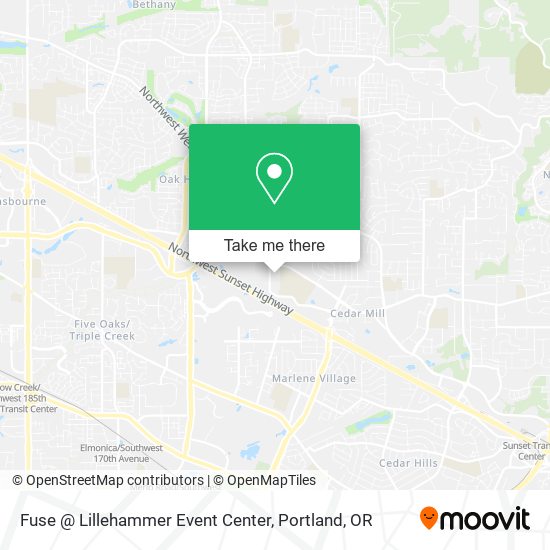 Fuse @ Lillehammer Event Center map