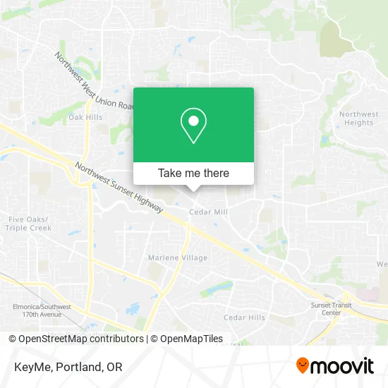 Mapa de KeyMe