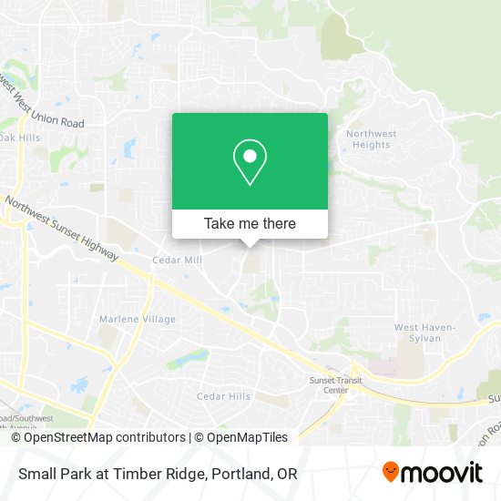 Mapa de Small Park at Timber Ridge