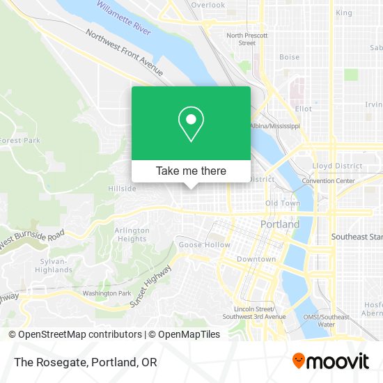 Mapa de The Rosegate