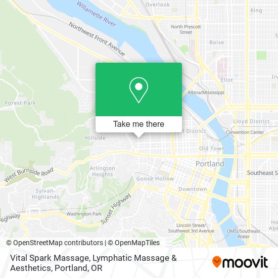 Vital Spark Massage, Lymphatic Massage & Aesthetics map