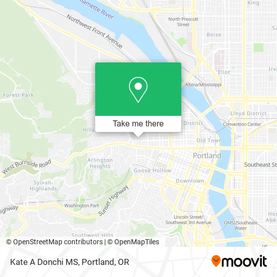 Mapa de Kate A Donchi MS
