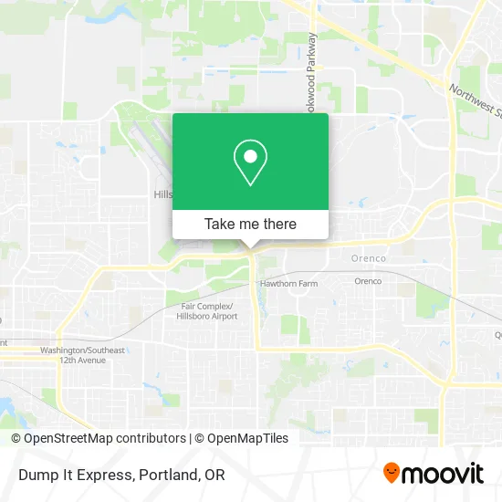 Dump It Express map