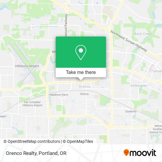 Mapa de Orenco Realty