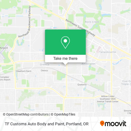 TF Customs Auto Body and Paint map