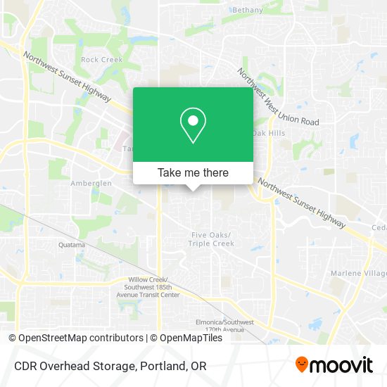 CDR Overhead Storage map