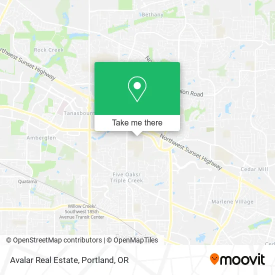 Mapa de Avalar Real Estate
