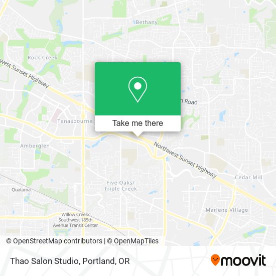 Mapa de Thao Salon Studio